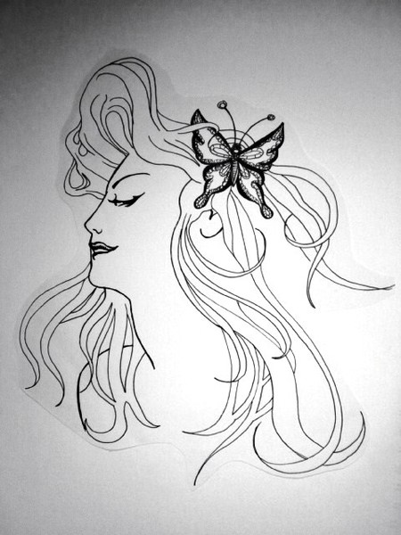 Art Nouveau femme