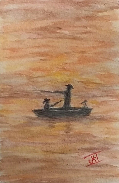 A VERY QUICK  WATERCOLOR DONE  SOMETIME AGO.