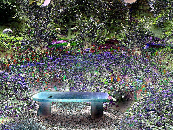 stone bench