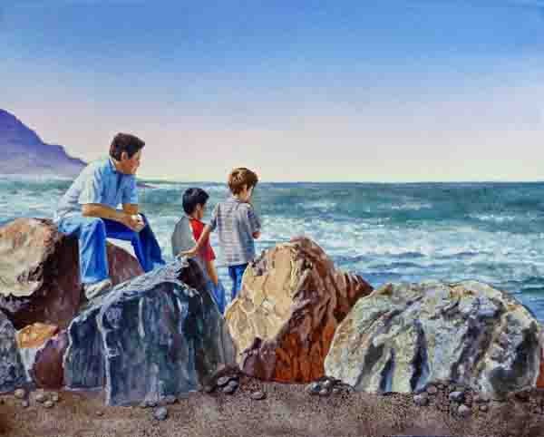 Boys and the Ocean
