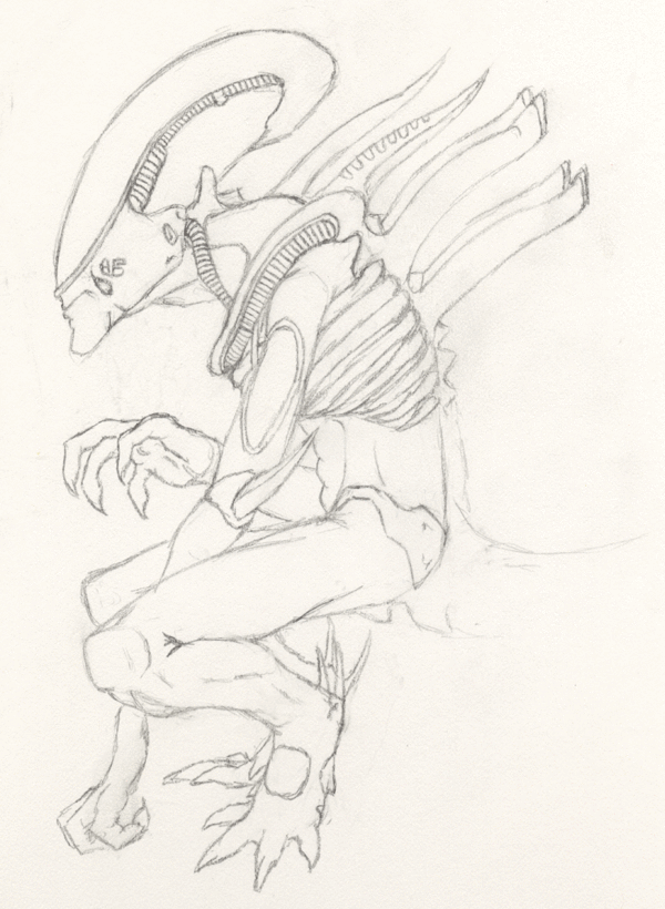 Alien sketch