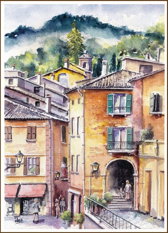 Italian mountain village