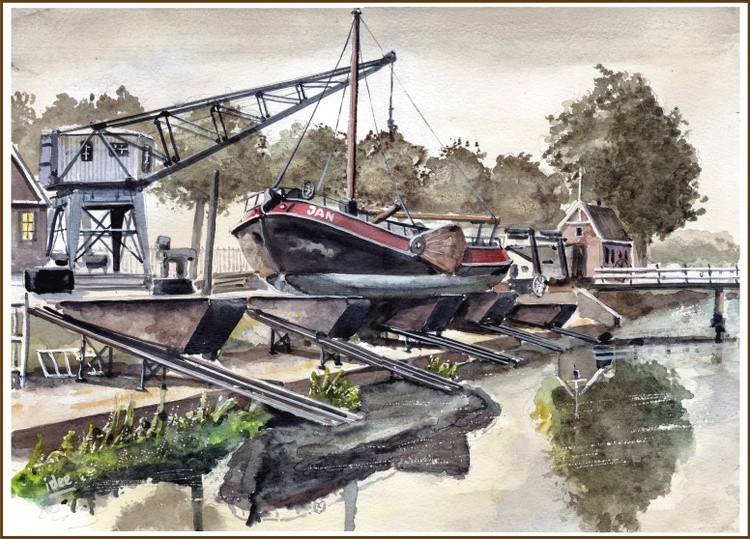 The old shipyard
