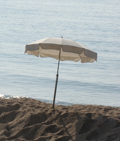 On the beach