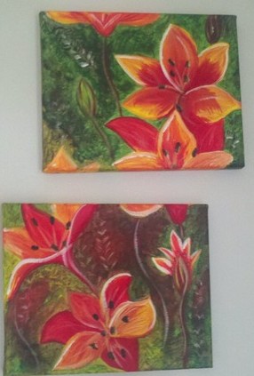 Orange Lilies