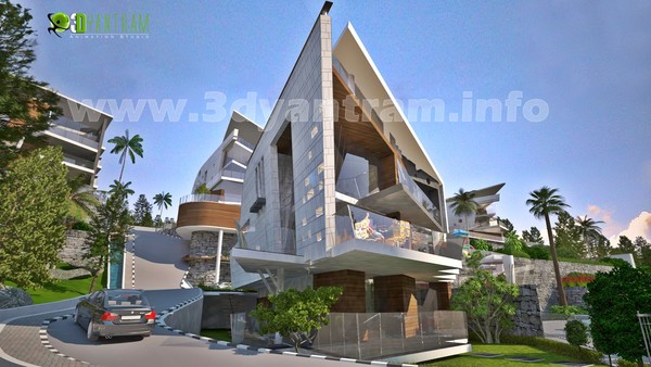 3D Exterior Rendering Osaka