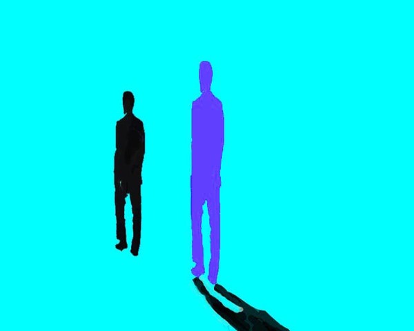 Silhouette man