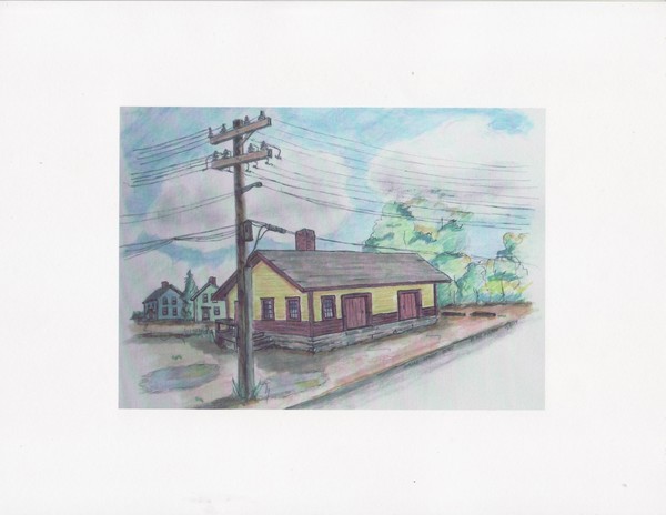B & M train Depot Danvers MA