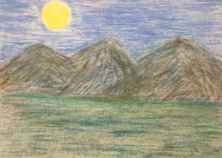 Summer night in the mountains