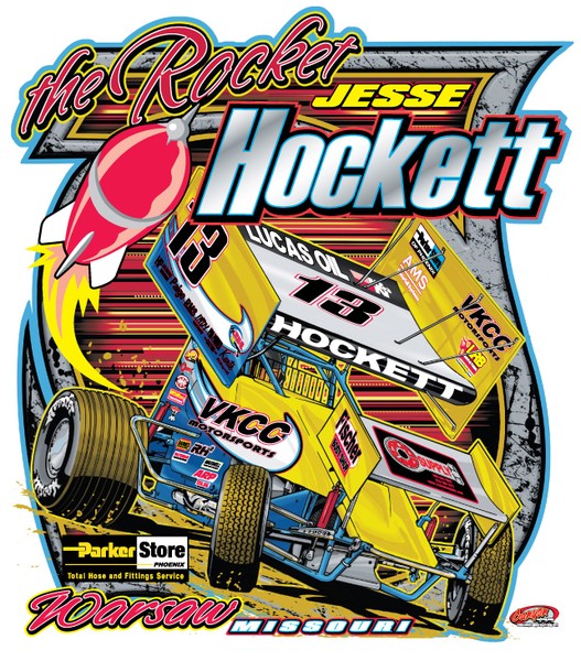 JESSE HOCKETT SPRINT CAR BACK