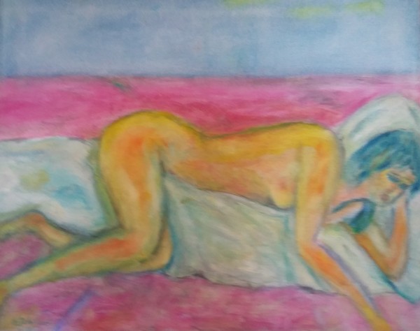NUDO SU LETTO BIANCO