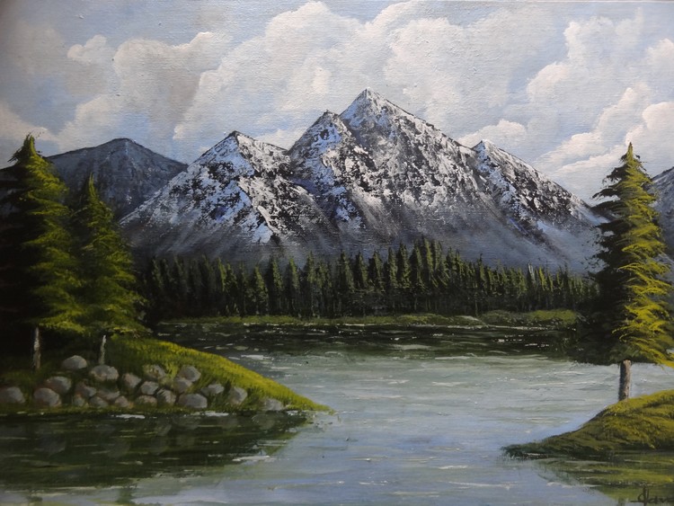 happy little mountain