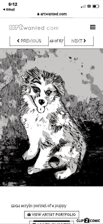 Sketched Border Collie