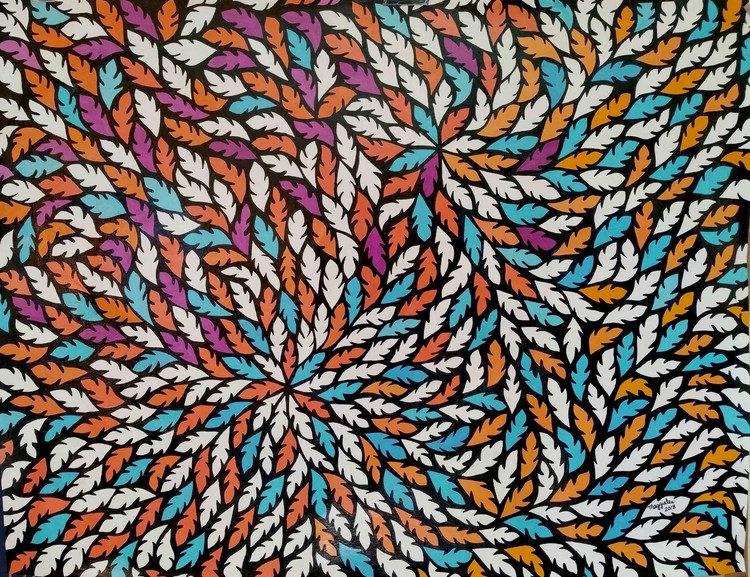 Leaves signed original