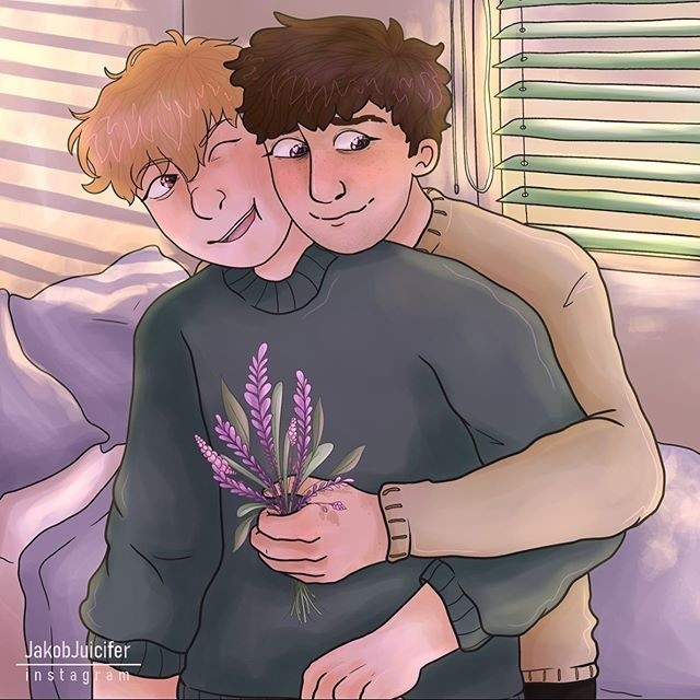 Half Body Couple Fully Coloured. 