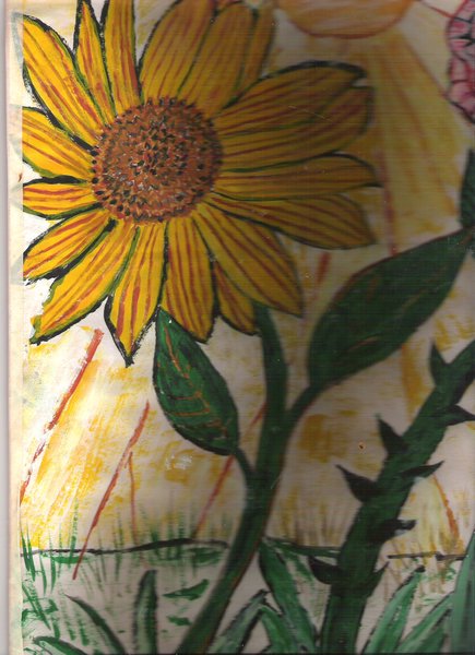 sunflower Painting (acrylic)
