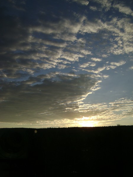 Sunrise at Fort McMurray