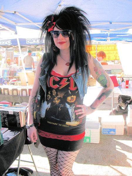 punked out lady