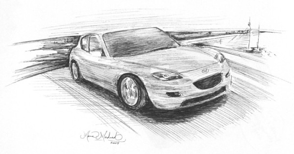 car drawing
