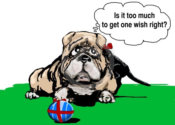 Birthday Bulldog Blues