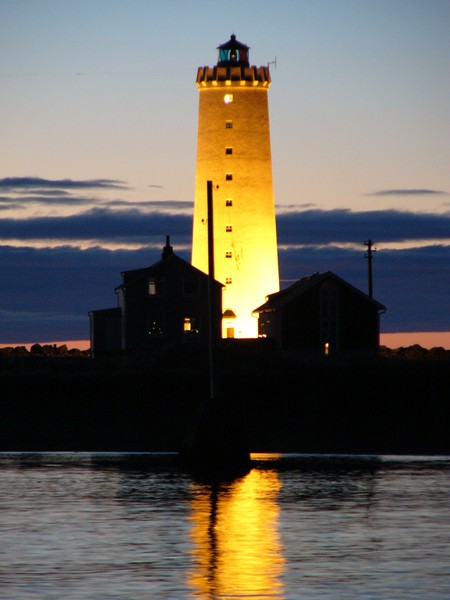 Lighthouse at Grotta Rvik, Iceland