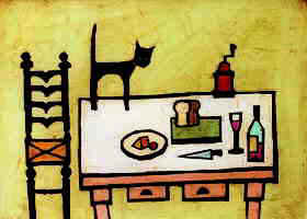 Cat on Table