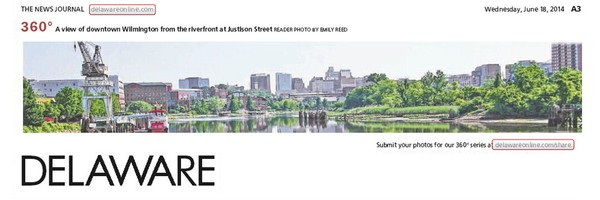 174th News Journal Panorama-Wilmington Riverfront