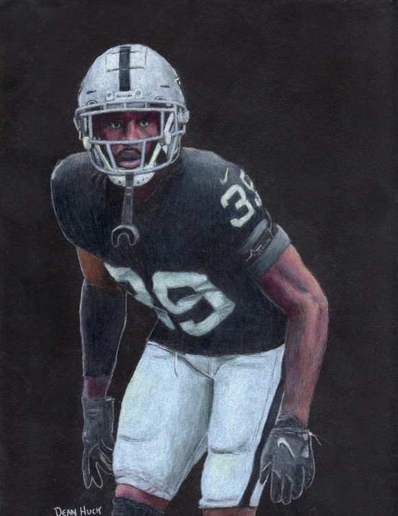 Nate Hobbs - READY - Colored Pencil Portrait by Dean Huck