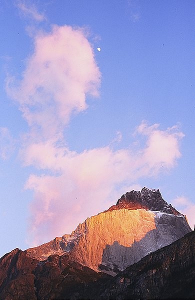 Cuernos Principal at Sunrise