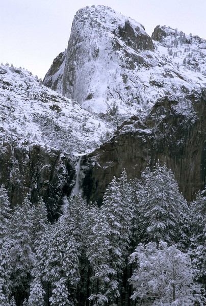 Frozen Bridal Veil Falls