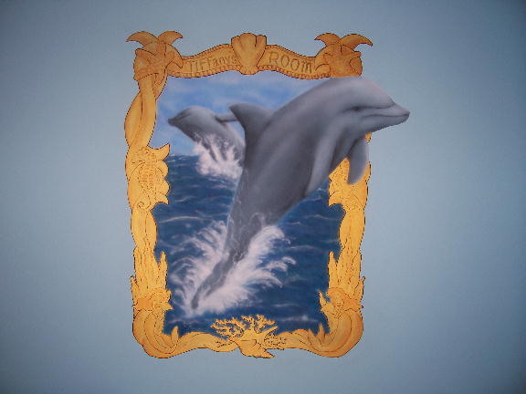 mural (dolphins)