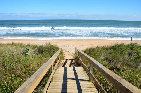 Walkway to the beach