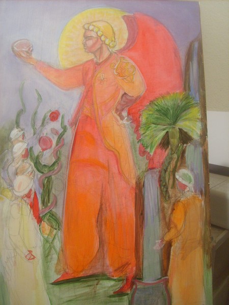 The Fallen Archangel work in progress
