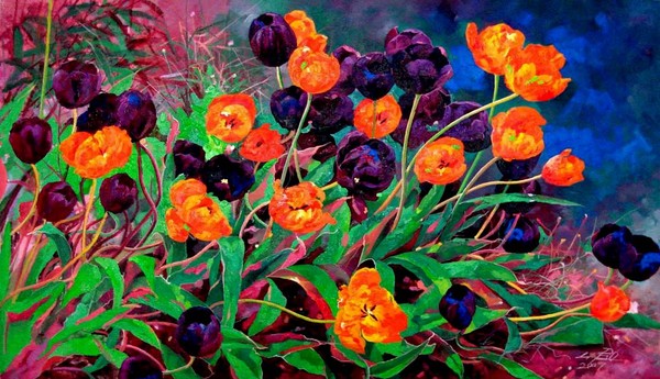 Tulip 90x50cm