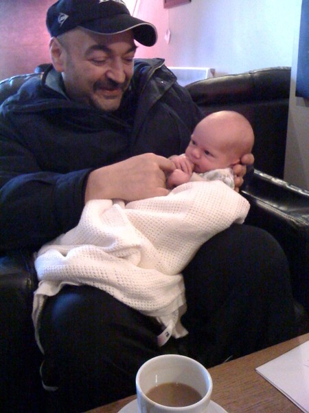 MAURIZIO AND BILLY -MY FRIENDS BABY 3 WEEKS OLD 