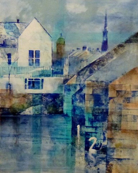 Elvet Bridge from Browns Boathouse