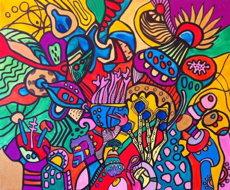 (sold) Coralli, 50*60*2cm, 2018.