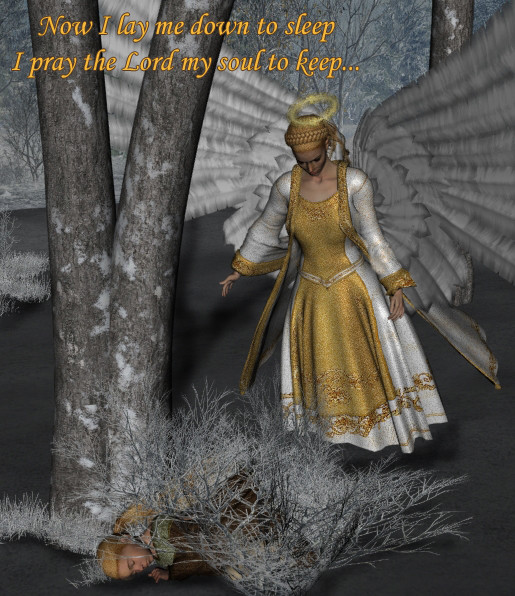 Now I lay me down to sleep