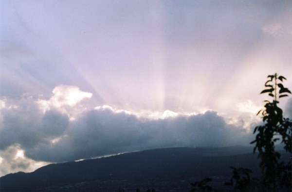 Sunset over Grouse Mountain