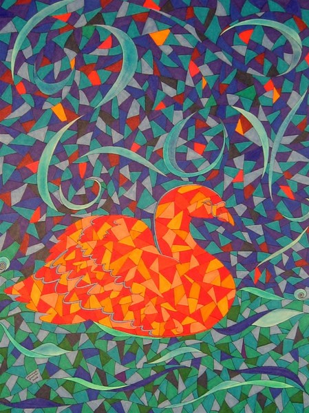 Swan at Twilight