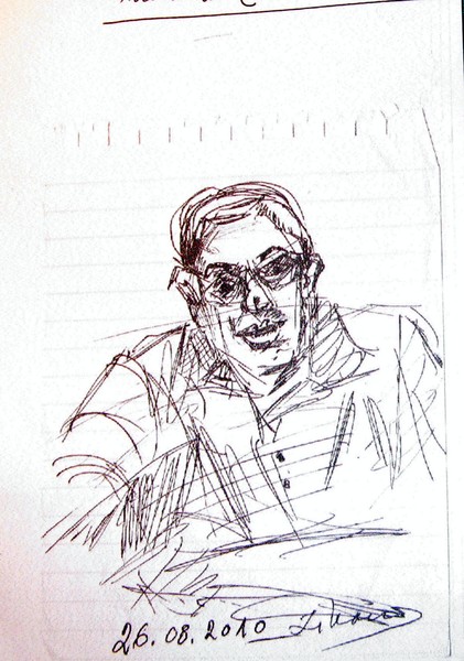Portrait of my friend Dusan Babic