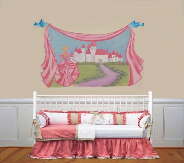 nursery room mural