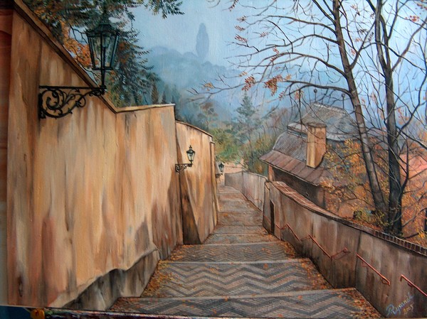 New castle steps