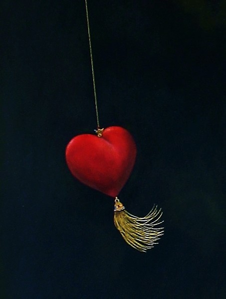 By A Thread  Acrylic 30x40  detail