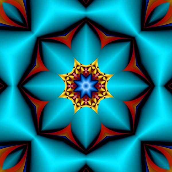 Blue Star Mandala