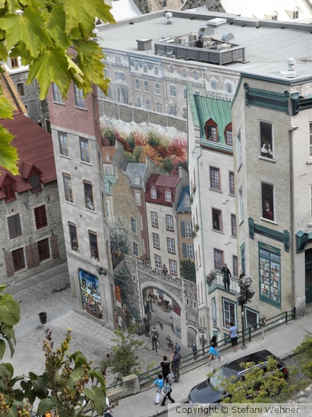 trompe-l'oeil at Quebec-City