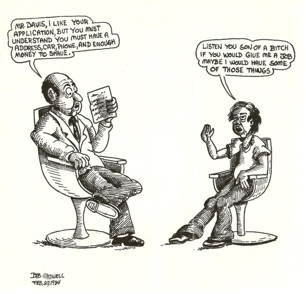Cartoon, Social Commentary of 1983