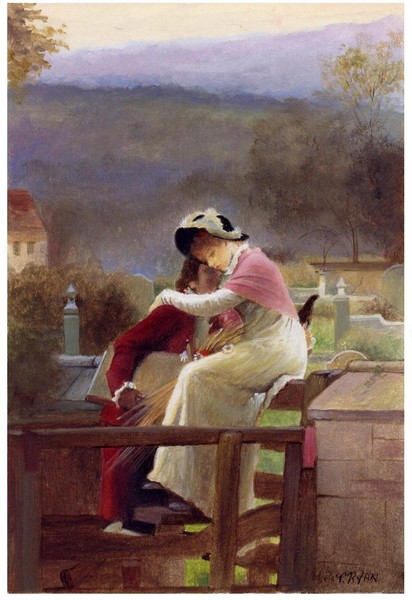 lovers on the stile