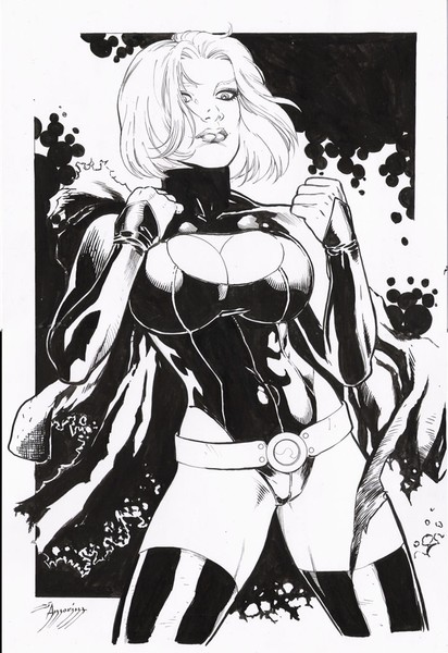 power girl dark very sexy