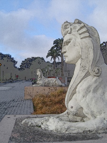 Statues in the park